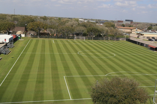 The cage soccer field