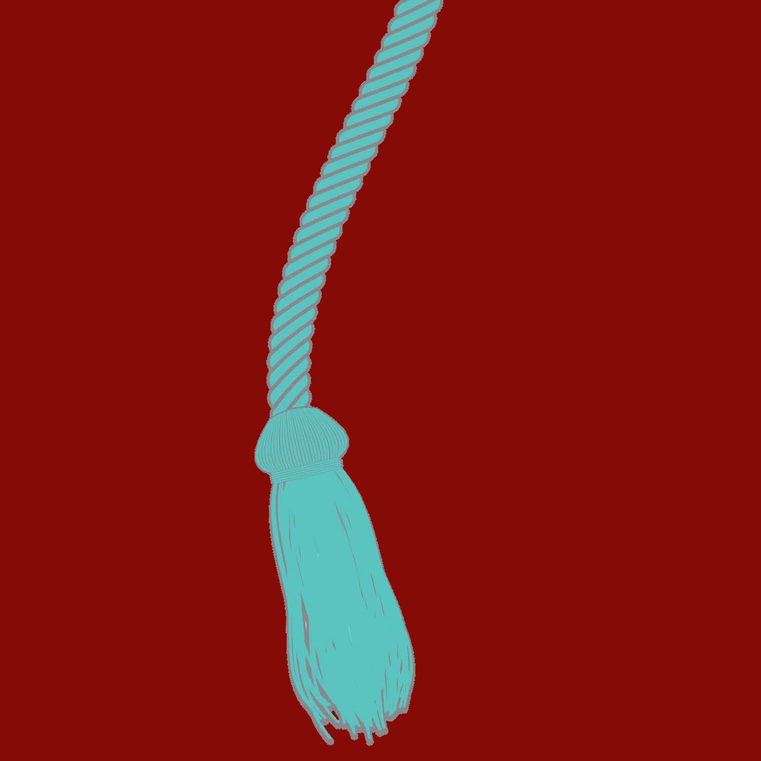 First Generation Cord: Teal Cord with tassel