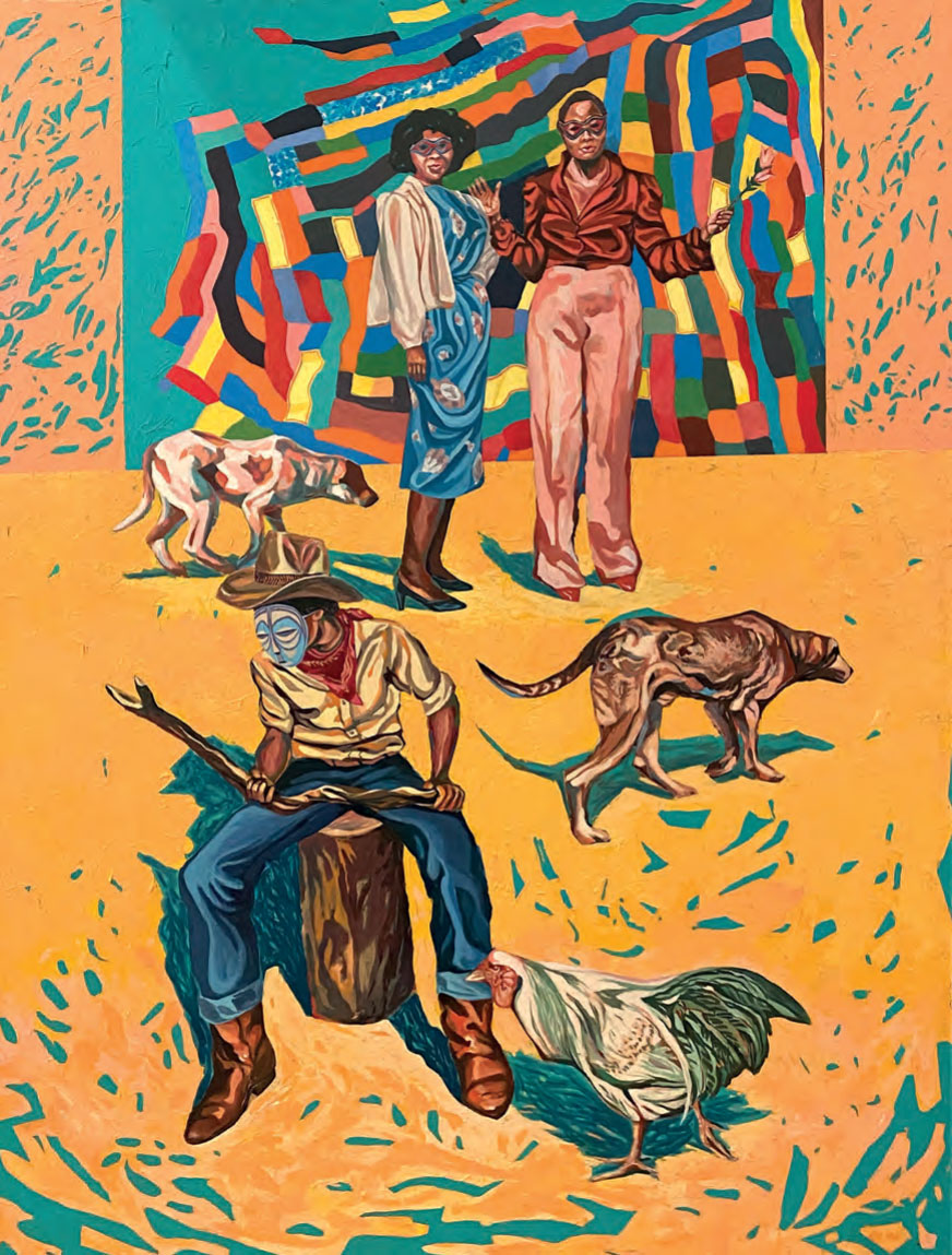 Masquerade on Stage by Karl E. Hall, 1965