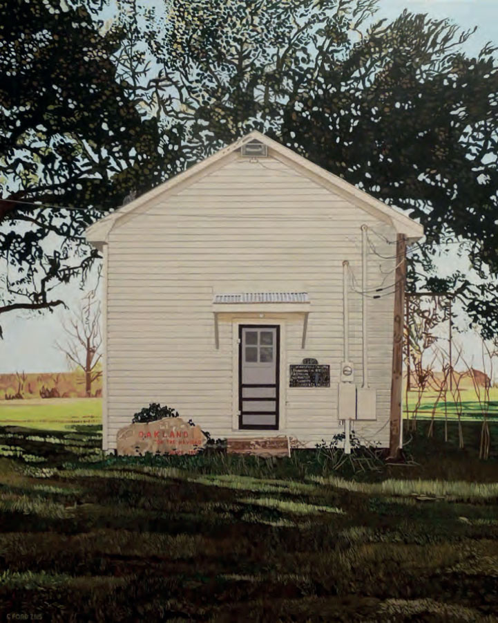 Oakland School on the Navidad, 2015 by Charles Ford